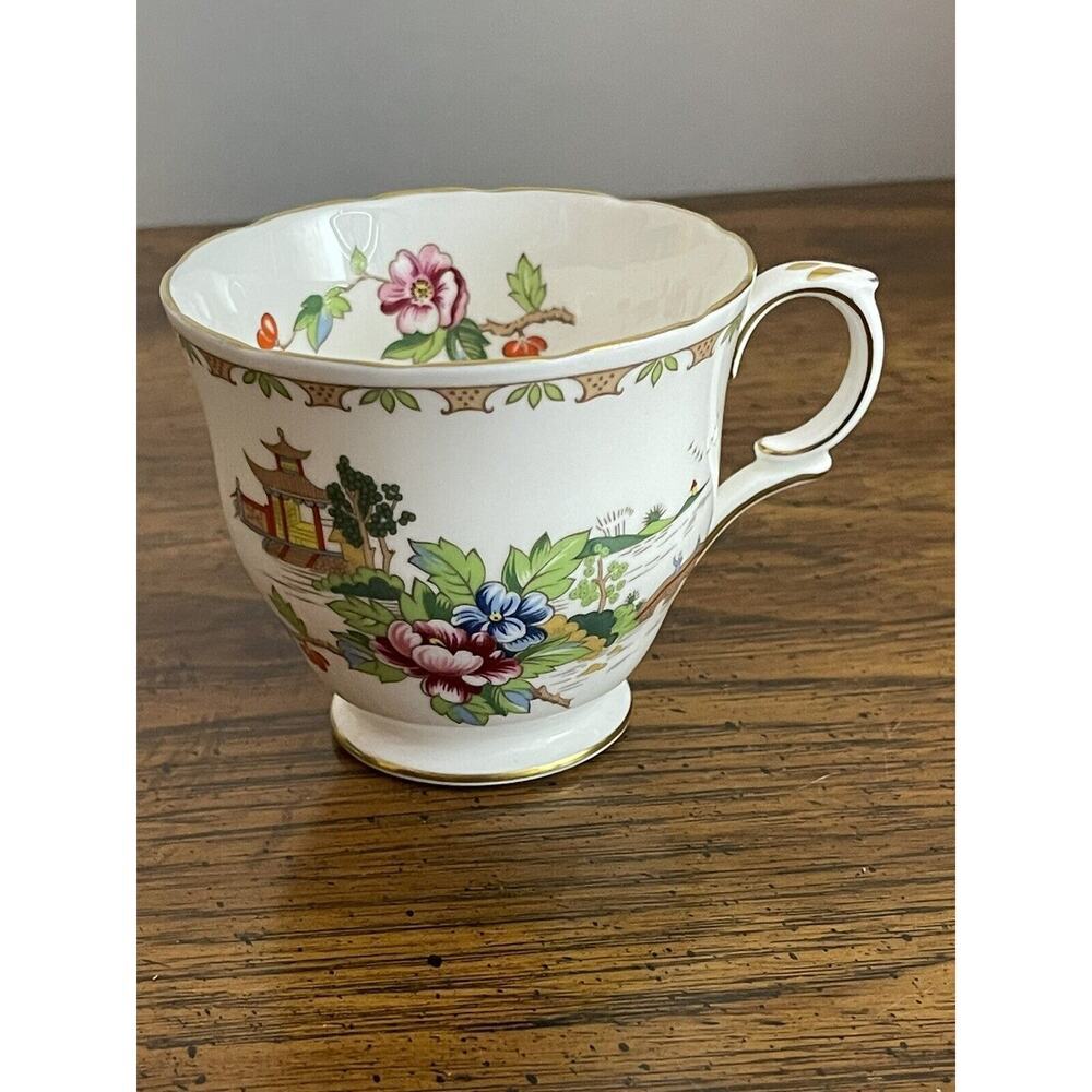 Crown Staffordshire England Pagoda Teacup